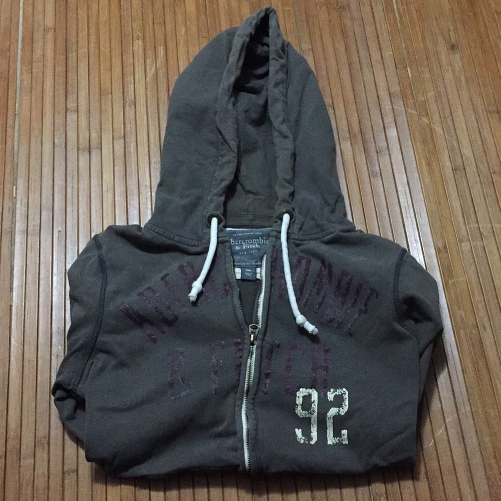 A&F Abercrombie & Fitch Zip up Hoodie sweatshirt M